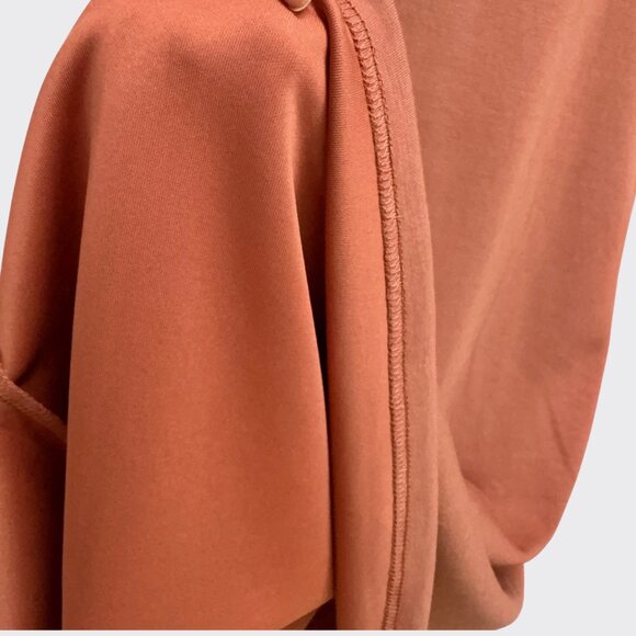 For Cynthia Puff Sleeve T-Shirt Mini Dress Dusty Rose Modal Soft Stretch Size S - Picture 6 of 7